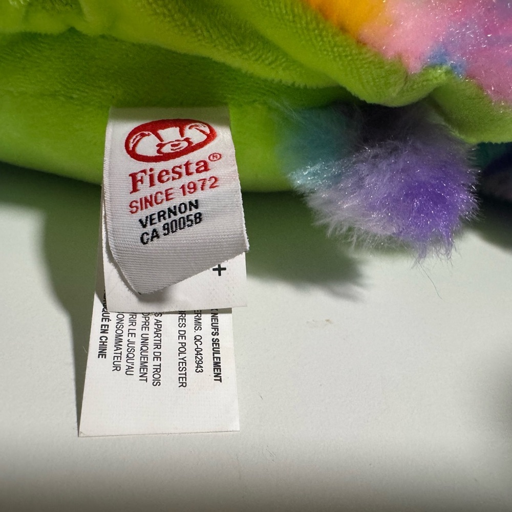 Fiesta Multicolor Plush Turtle - Picture 5 of 6